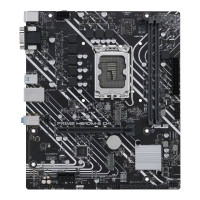 Placa mãe mic-ATX Intel® H610 (LGA 1700) com DDR4, PCIe 4.0, slots M.2 duplos, Ethernet Realtek 1 Gb, DisplayPort, HDMI®, D-Sub, portas USB 3.2 Gen 1, SATA 6 Gbps, header COM, header RGB - 916
