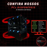 PC GAMER PRETO - RYZEN 5 5500 + GTX 750 Ti 4GB
