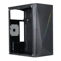 GABINETE GAMER VINIK MURK PRETO LATERAL ACRILICO - GGMACBK - 4256