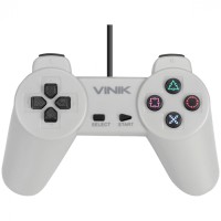 Controle Para PC com Fio USB Modelo Play 1 - Cinza - 107484 - 941