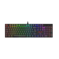 TECLADO MECANICO APAS RGB PRETO SWITCH DUST PROOF BROWN  K535-KB - 4898