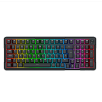 TECLADO MECANICO ARLOKKS RGB PRETO SWITCH RPC LINEAR S/FIO K742B - 4899