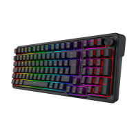 TECLADO MECANICO EISA PRO RGB PRETO SWITCH DUST-PROOF BROWN S/FIO K686-RGB-PRO ( PT-BROWN ) - 4892