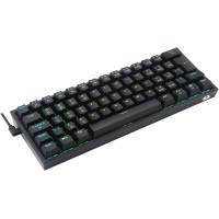 TECLADO MECANICO GAMER FIZZ PRO RGB PRETO SWITCH AZUL K616 - 4881