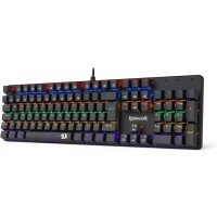 TECLADO MECANICO VALHEIM RAINBOW PRETO SWITCH MARROM - 2826