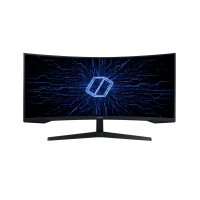 MONITOR SAMSUNG GAMER CURVO ODYSSEY 34 165HZ 1MS WQHD ULTRAWIDE HDMI DP FREESYNC PREMIUM PRETO - LC34G55TWWLMZD - 3012