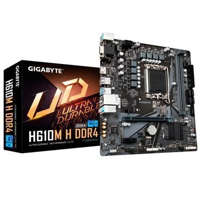 PLACA MAE GIGABYTE H610M H (LGA 1700/2XDDR4/HDMI/D-SUB/M.2/USB 3.2) - 2033